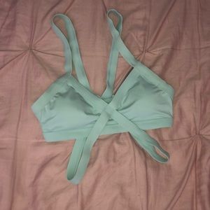 bathing suit top that wraps around your stomach